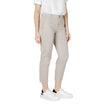 Beige Cotton Jeans & Pant