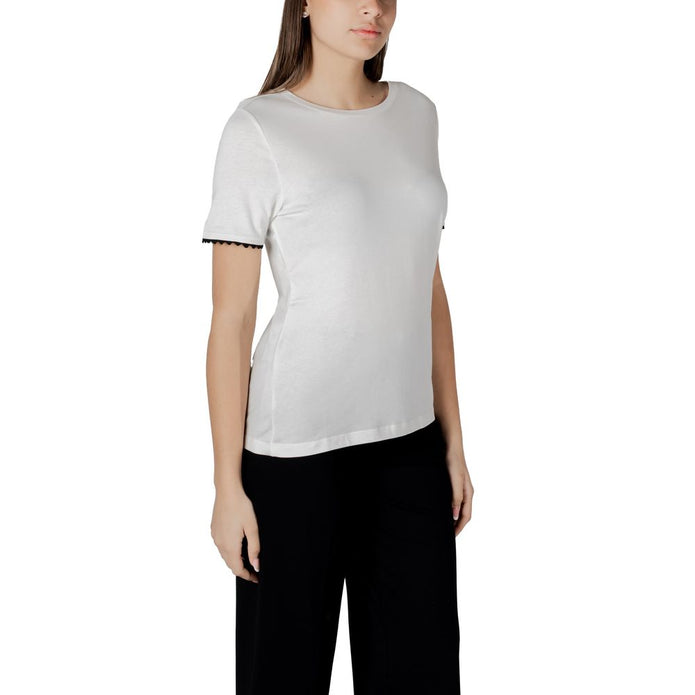 White Cotton Tops & T-Shirt