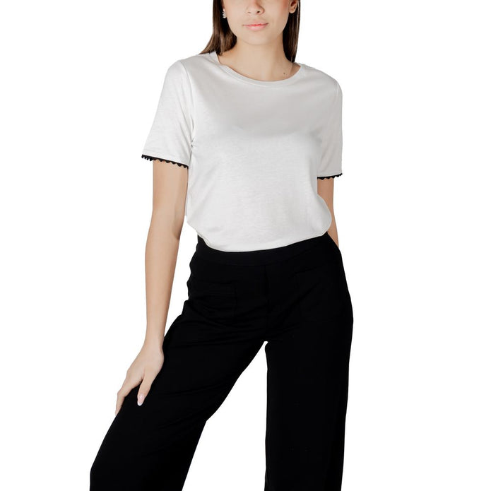 White Cotton Tops & T-Shirt