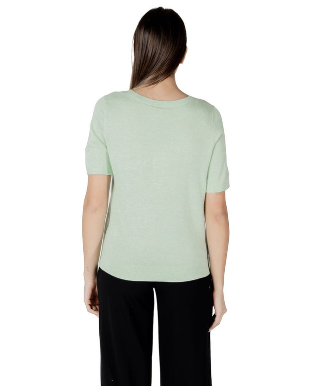 Green Viscose Tops & T-Shirt