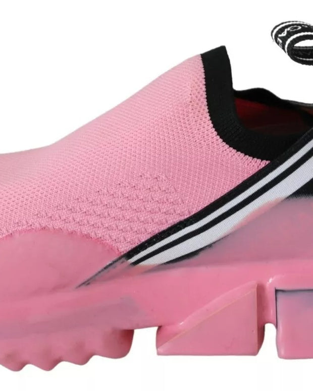 Pink Low Top Sorrento Sneakers Slip On Casual Shoes