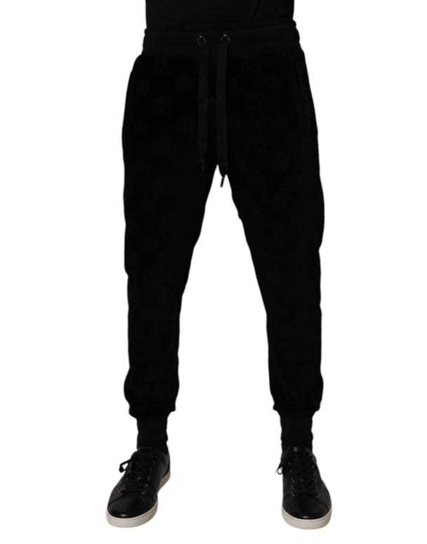 Black Cotton Jogger Men Sweatpants Pants