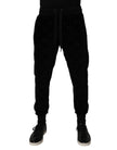 Black Cotton Jogger Men Sweatpants Pants