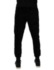 Black Cotton Jogger Men Sweatpants Pants