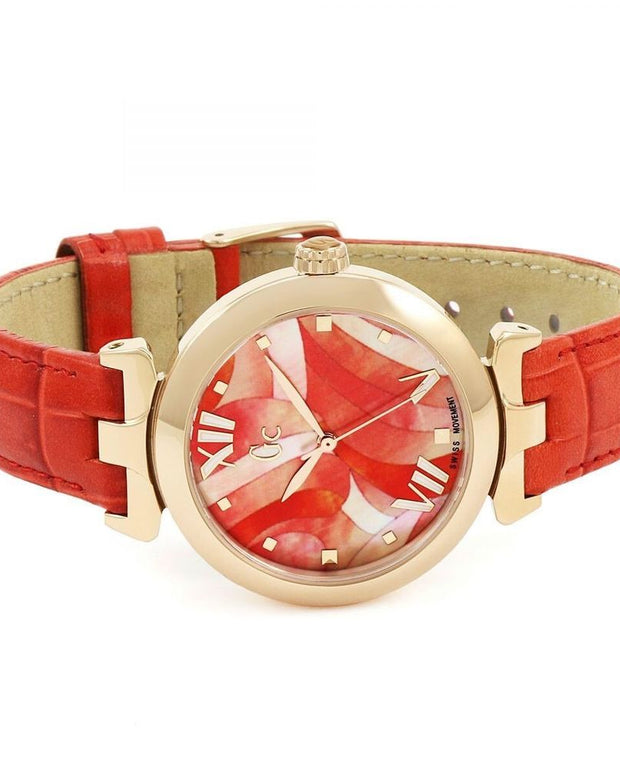 Orange Leather Watch