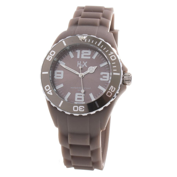 Brown Rubber Watch