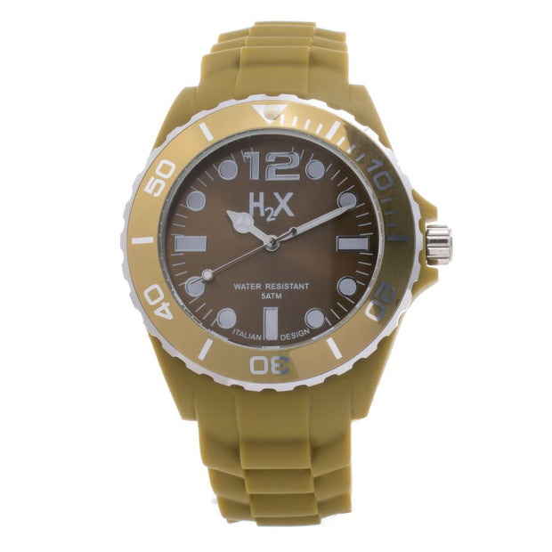 Brown Rubber Watch