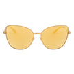 Brown Metal Sunglasses