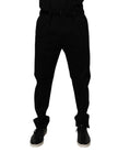 Black Cotton Men Skinny Dress Formal Pants