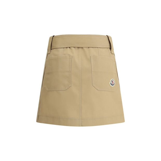 Cotton gabardine Miniskirt