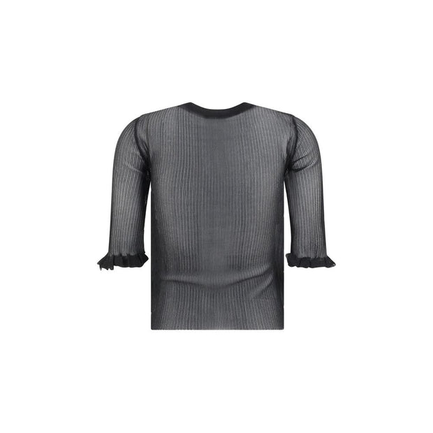 Sheer jacquard Top