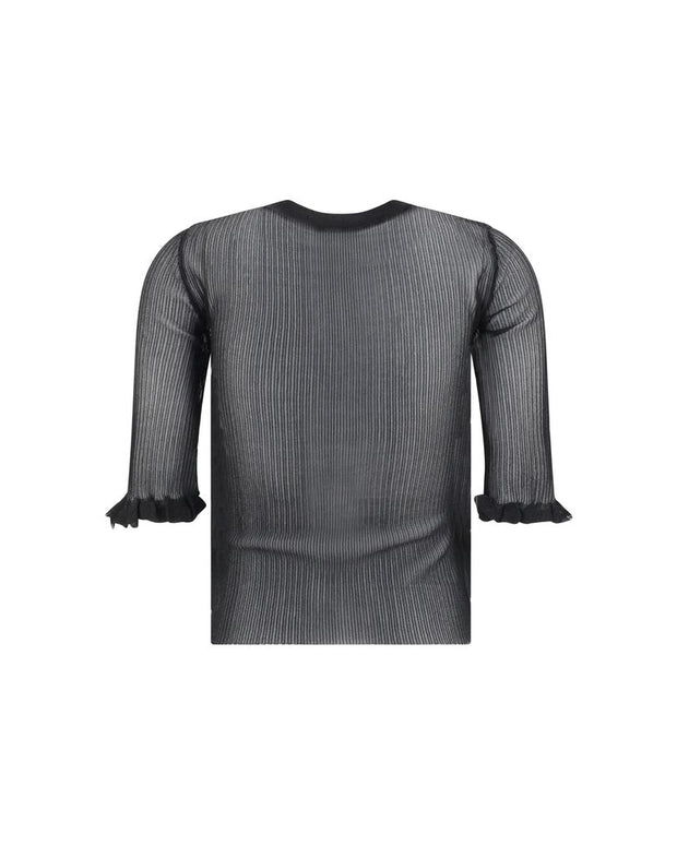 Sheer jacquard Top