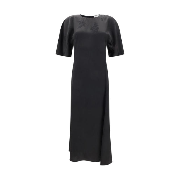 Satin Long Dress