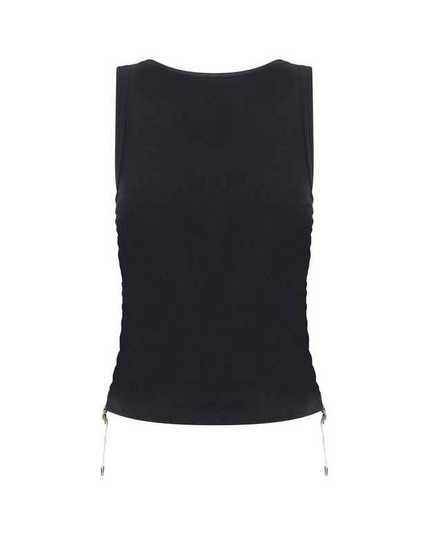 Archive Check trim Tank Top