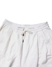 White Cotton Cargo Bermuda Sweatshorts Shorts