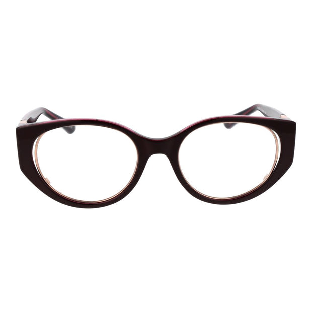 Burgundy Plastic Glasses (Frames)