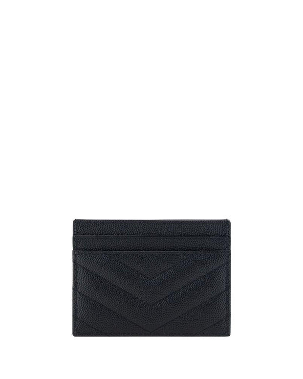 Black Leather Card Holder