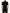 Black Polyester DG Logo Collared Polo T-shirt
