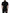 Black Polyester DG Logo Collared Polo T-shirt