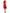 Red Wool Sleeveless Knee Length A-line Dress