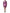 Metallic Fuchsia Floral Sheath Mini Dress