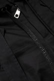 Black Cotton High Waist Cargo Pants