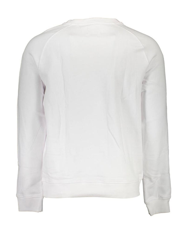 White Cotton Unisex Sweatshirt