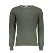Green Wool Men Sweater