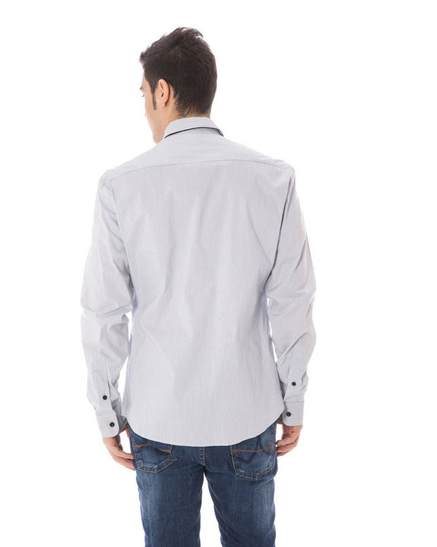 Light Blue Cotton Men Shirt