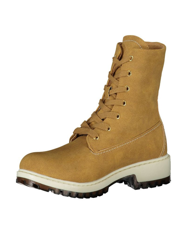 Chic Fleece-Lined Ankle Boots with Contrast Details