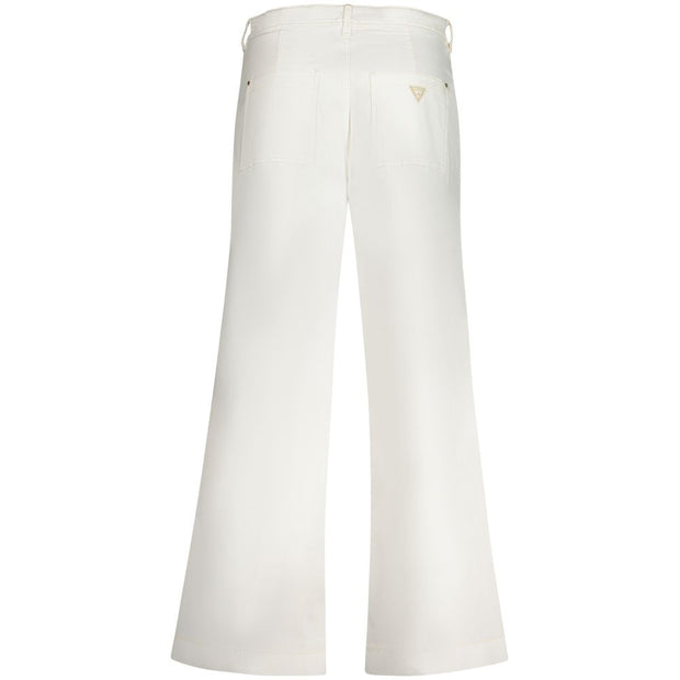 White Cotton Jeans & Pant