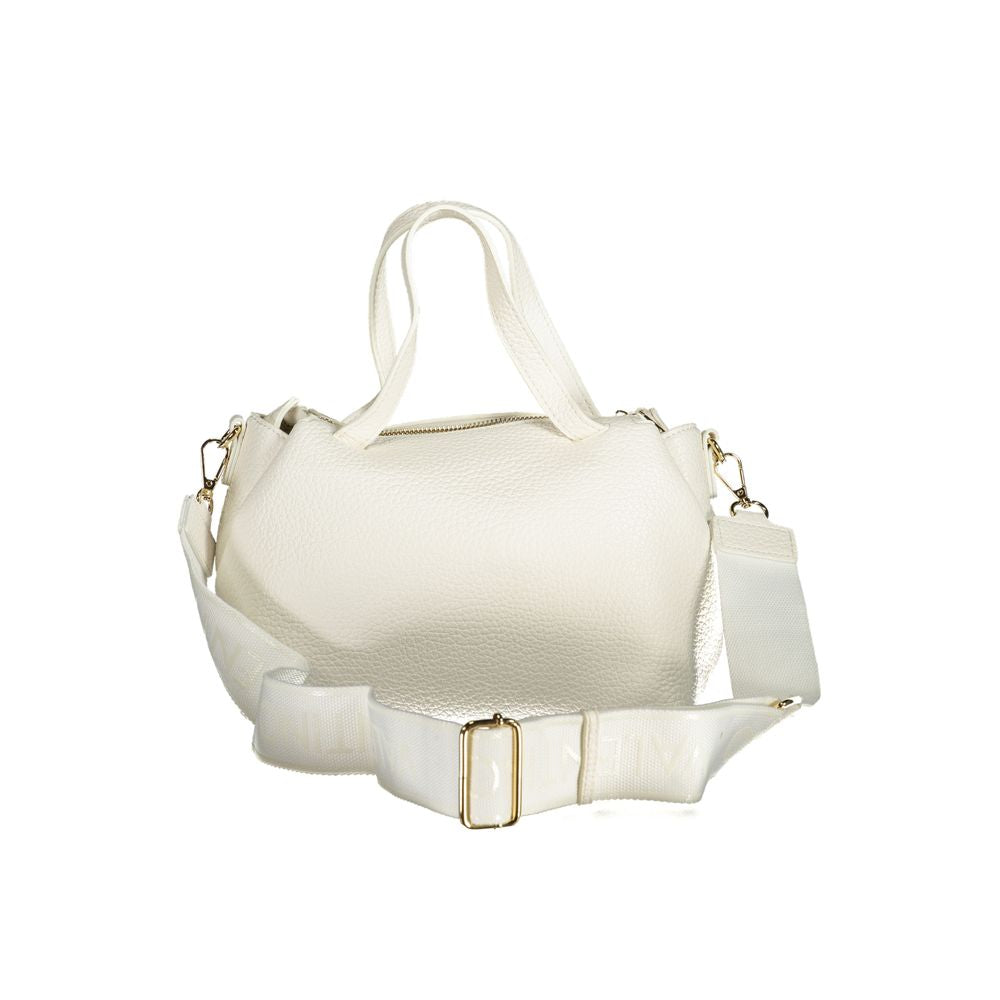 White Polyethylene Women Handbag