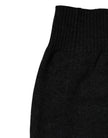 Black Cashmere Knitted Neck Warmer Foulard Scarf