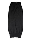 Black Cashmere Knitted Neck Warmer Foulard Scarf