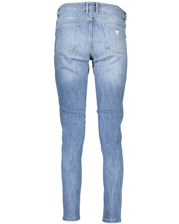 Light Blue Cotton Women Jeans