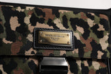 Multicolor Leopard Jacquard Crossbody Bag