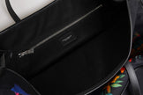Multicolor Graphic Printed Top Handle Shopping Tote Bag