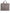 Grey Alpaca Wool Logo Plaque Tote Shoulder Bag
