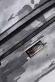 Gray Camo Cotton Multiple Compartments Tote Bag