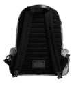 Polyester Gray Black DG Logo Plaque Backpack Bag