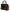 Brown Leopard Leather Shoulder Strap Duffle Bag