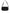 Black Calf Leather Quilted Shoulder Strap Bag