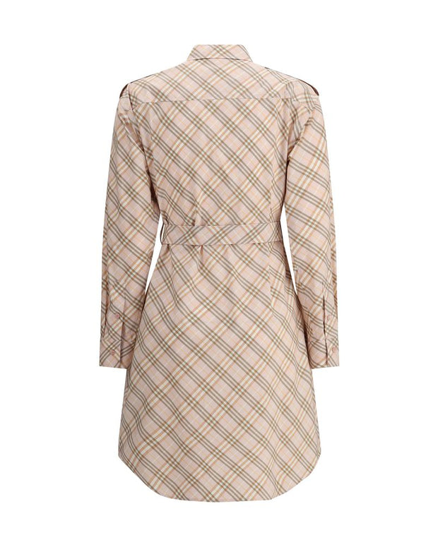Archive Check midi Dress