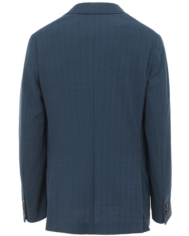 Blue Wool Blazer