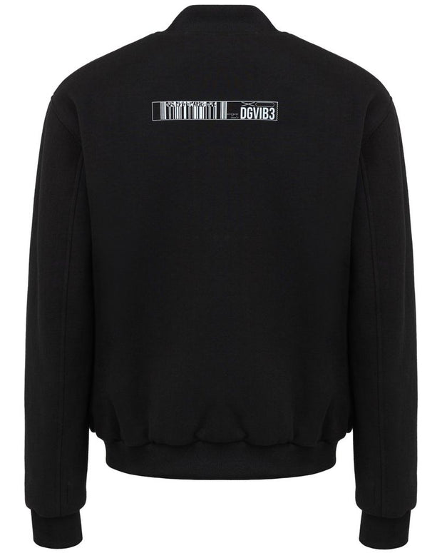 Black Viscose Bomber