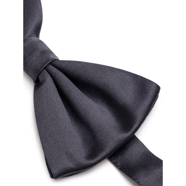 Gray Silk Bowty
