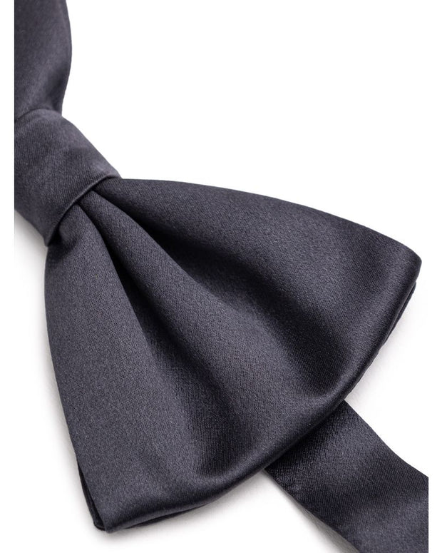 Gray Silk Bowty