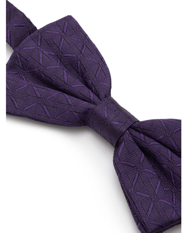 Purple Silk Bowty