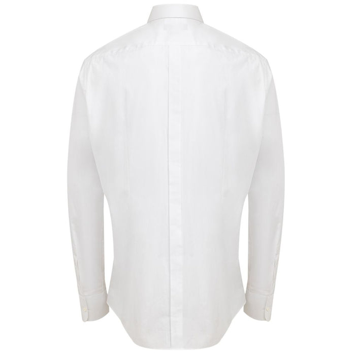 White Cotton Dress Shirt