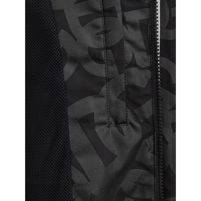 Black Polyester Shell Jacket